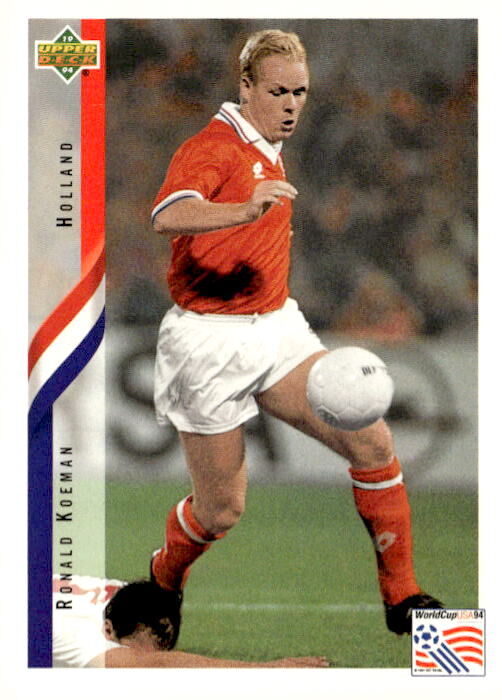 1994 Upper Deck World Cup #138 Ronald Koeman