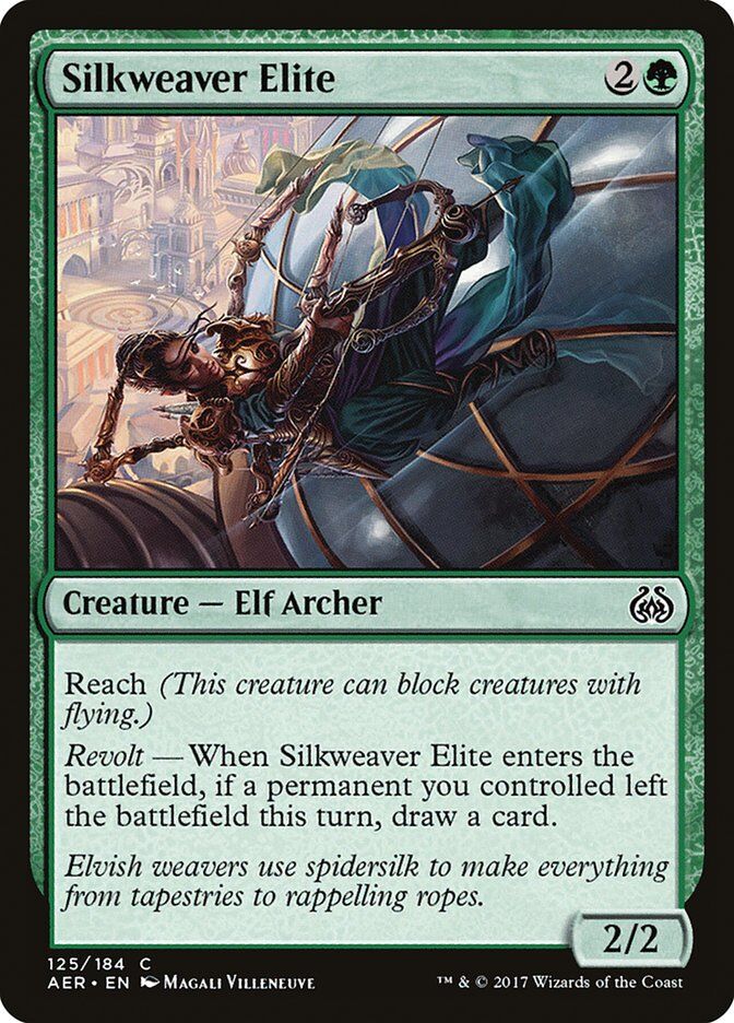 Aether-Revolt #125 Silkweaver Elite
