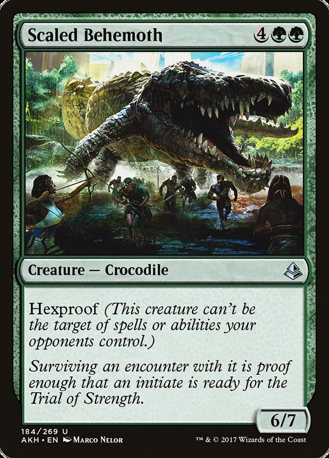 Amonkhet #184 Scaled Behemoth