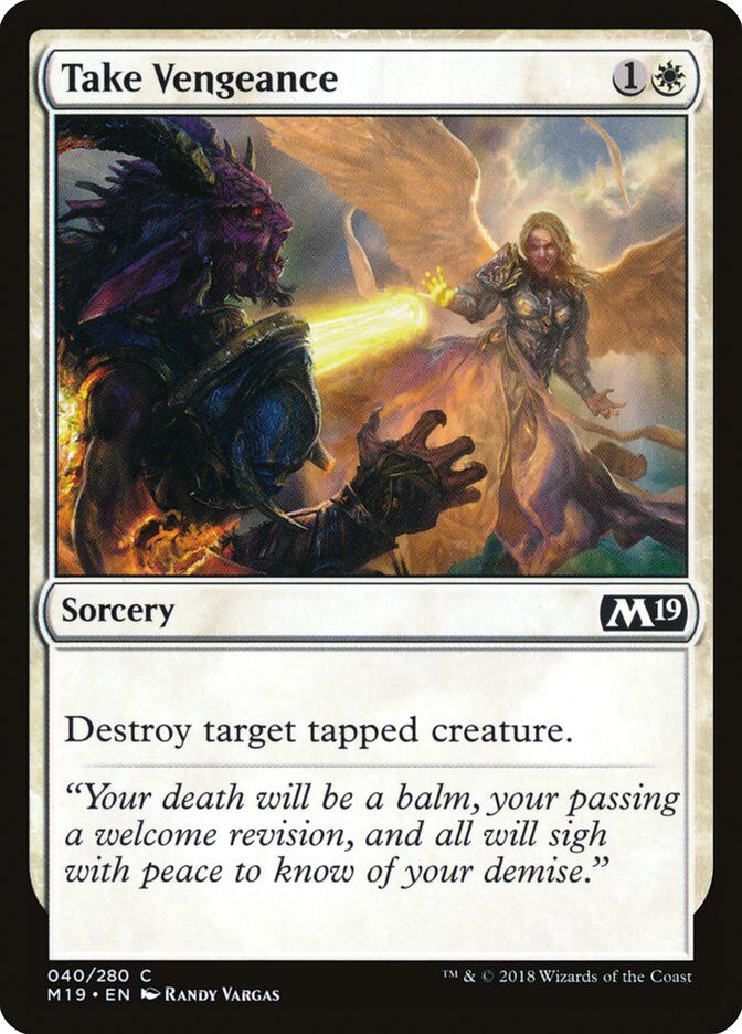 Core Set 2019 #40 Take Vengeance