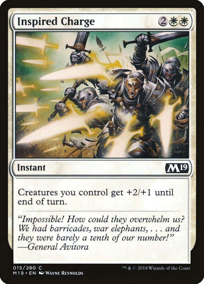 Core Set 2019 #15 Inspired Charge