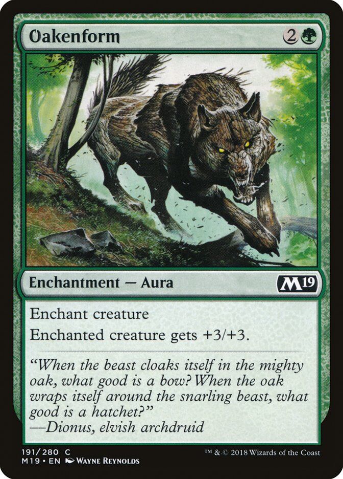 Core Set 2019 #191 Oakenform