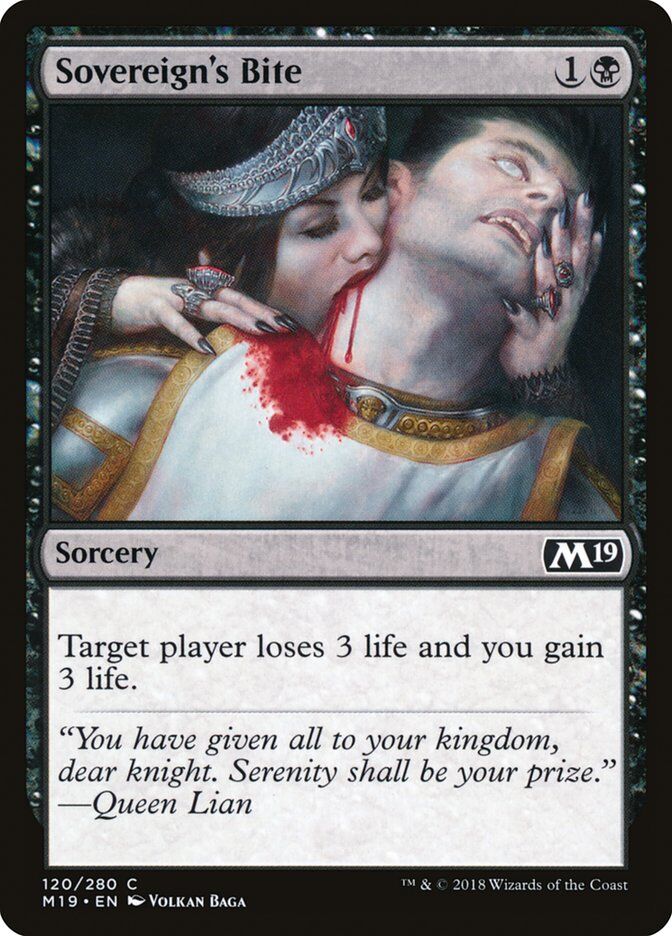 Core Set 2019 #120 Sovereign's Bite