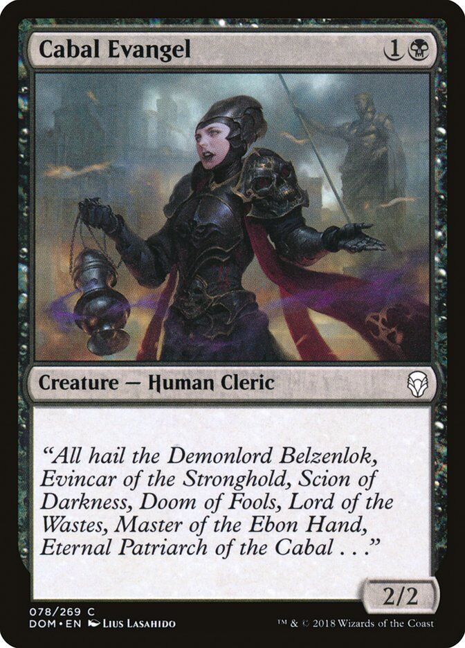 Dominaria #78 Cabal Evangel