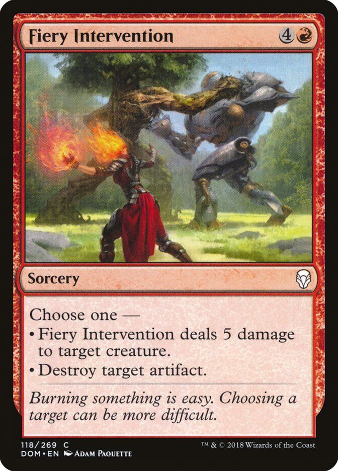 Dominaria #118 Fiery Intervention
