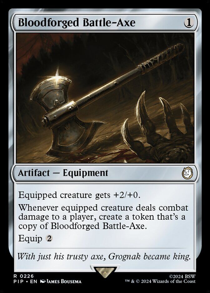 Universes Beyond: Fallout #226 Bloodforged Battle-Axe