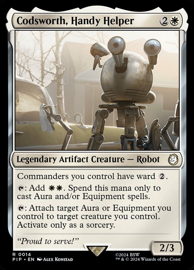 Universes Beyond: Fallout #14 Codsworth, Handy Helper