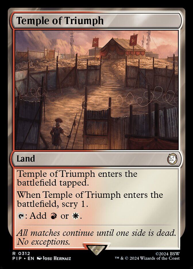 Universes Beyond: Fallout #312 Temple of Triumph