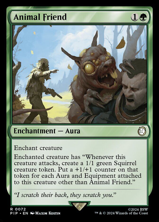 Universes Beyond: Fallout #925 Animal Friend (Extended Art) (Surge Foil)