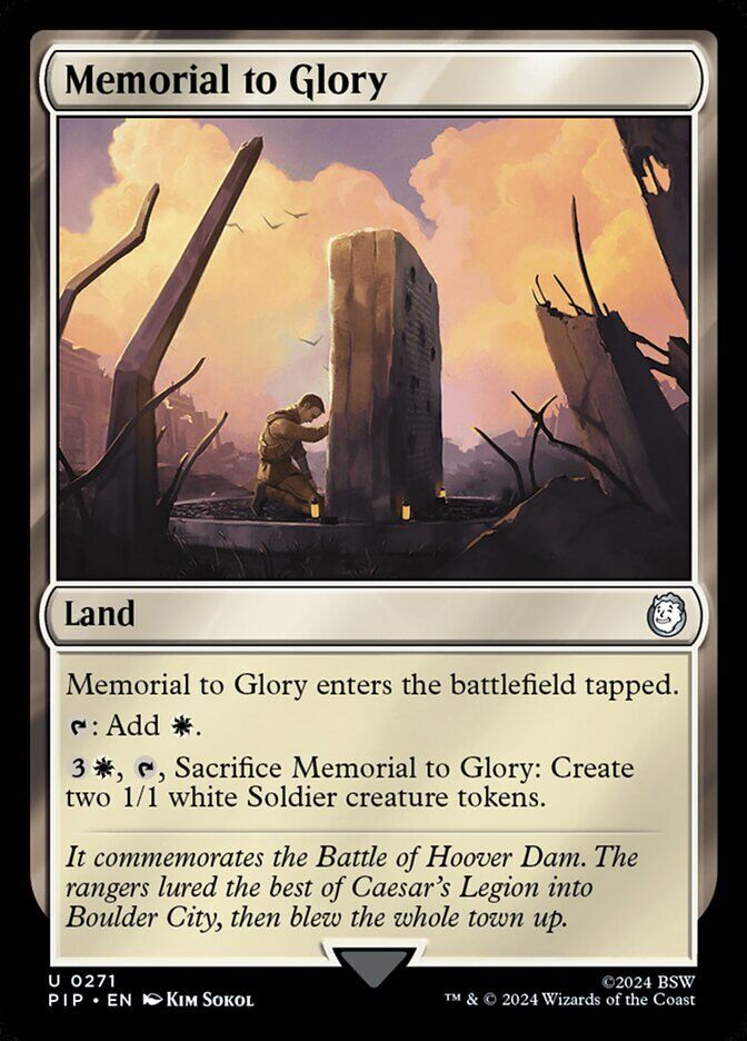 Universes Beyond: Fallout #271 Memorial to Glory