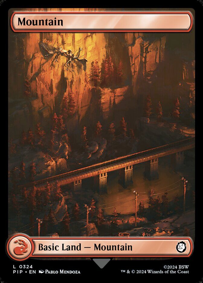 Universes Beyond: Fallout #324 Mountain (0324)