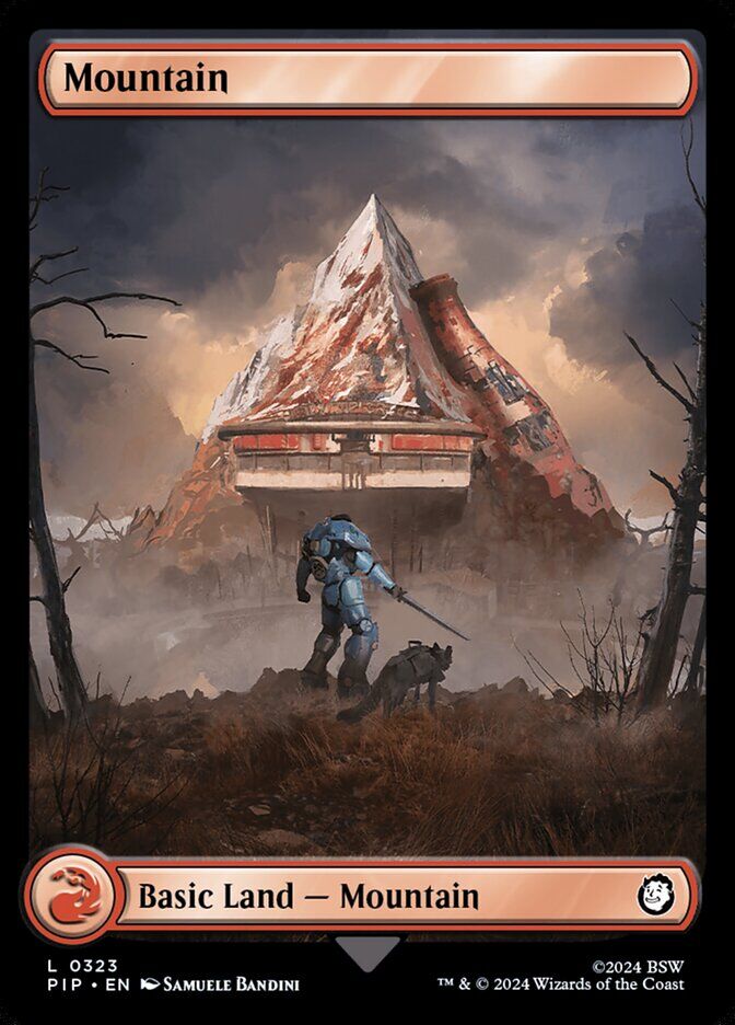 Universes Beyond: Fallout #851 Mountain (0851) (Surge Foil)
