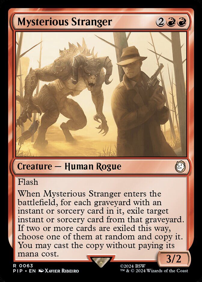 Universes Beyond: Fallout #63 Mysterious Stranger