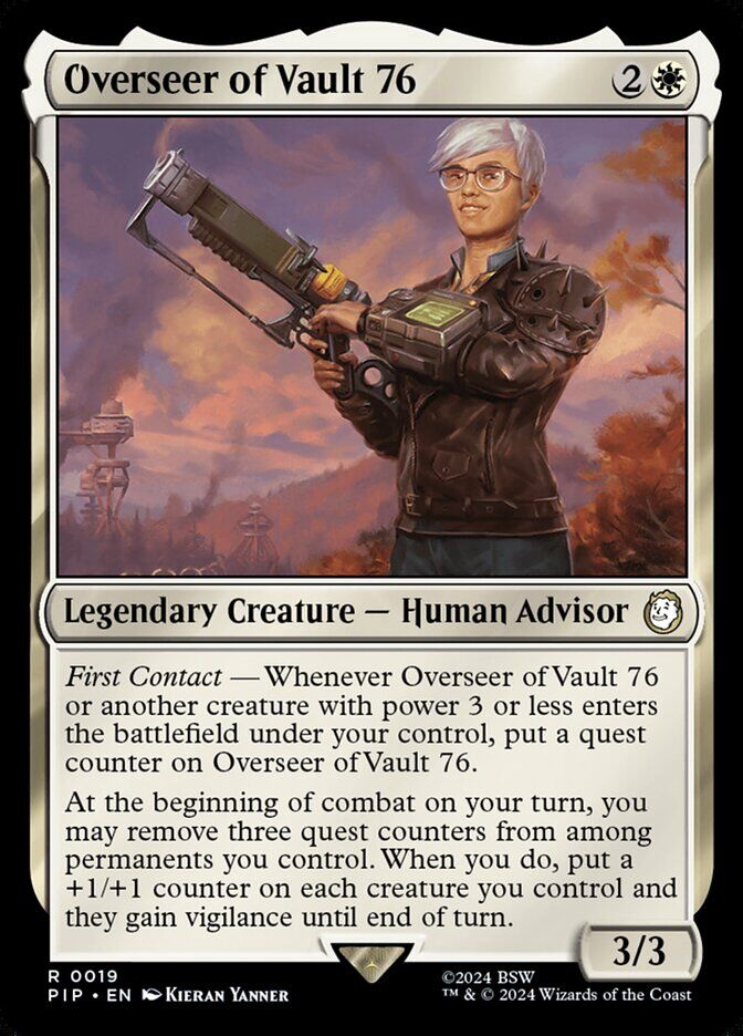 Universes Beyond: Fallout #19 Overseer of Vault 76