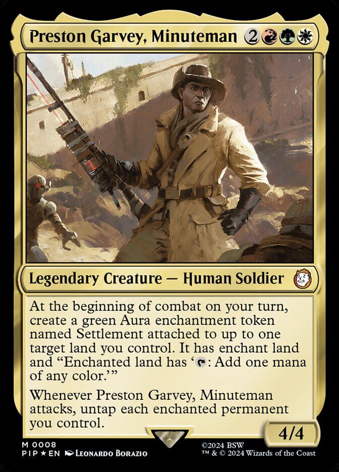 Universes Beyond: Fallout #8 Preston Garvey, Minuteman
