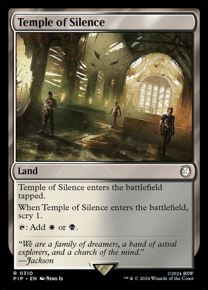 Universes Beyond: Fallout #310 Temple of Silence
