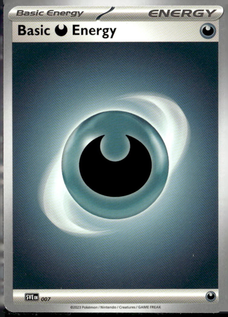 SV03: Obsidian Flames #007 Basic Darkness Energy