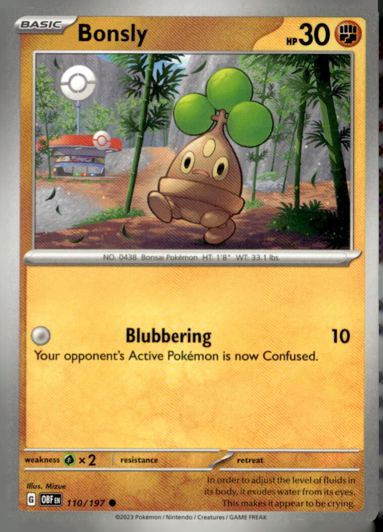 SV03: Obsidian Flames #110/197 Bonsly