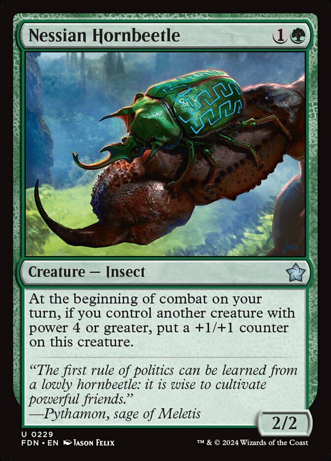 Foundations #229 Nessian Hornbeetle