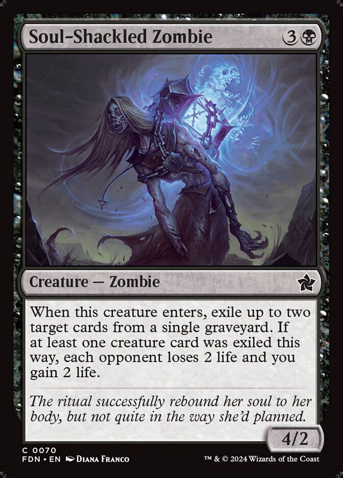 Foundations #70 Soul-Shackled Zombie