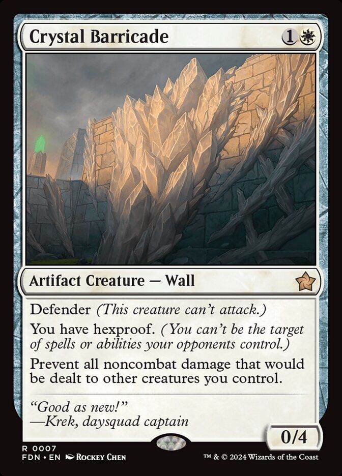 Foundations #7 Crystal Barricade