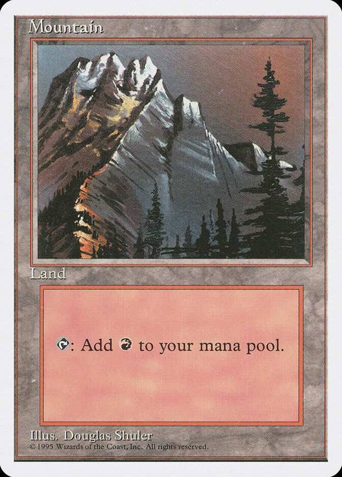 Fourth Edition #183 Mountain (A)