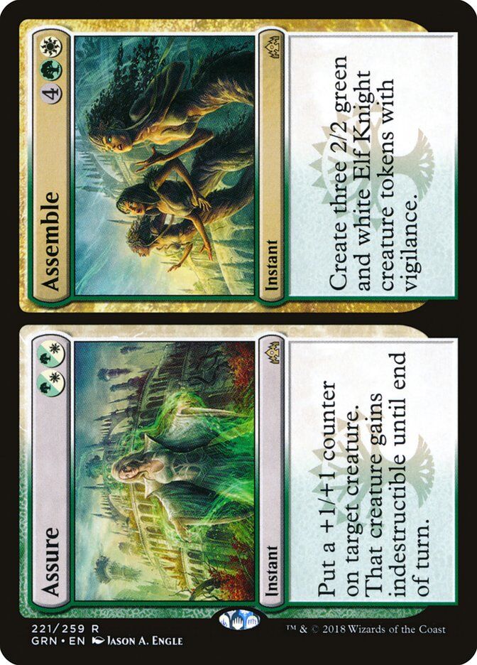 Guilds of Ravnica #221 Assure // Assemble