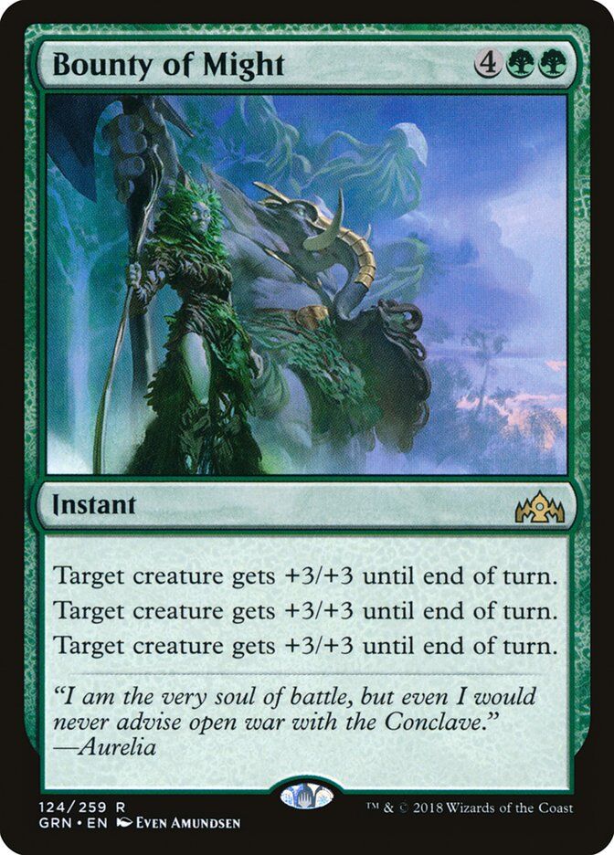 Guilds of Ravnica #124 Bounty of Might