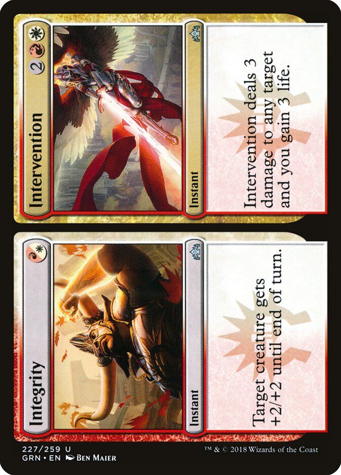 Guilds of Ravnica #227 Integrity // Intervention