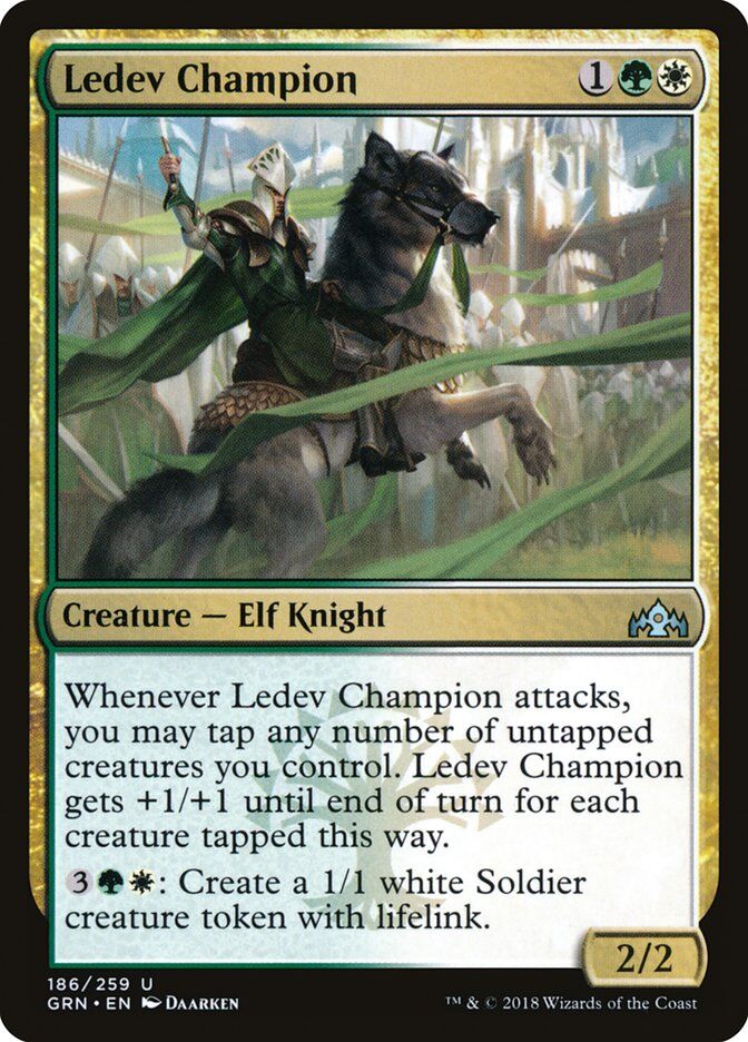 Guilds of Ravnica #186 Ledev Champion