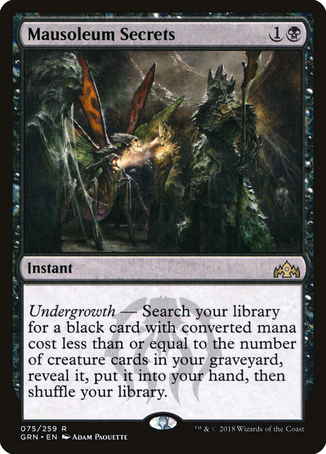 Guilds of Ravnica #75 Mausoleum Secrets