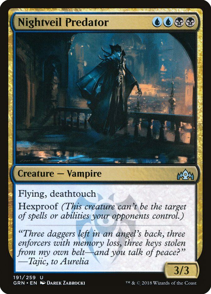 Guilds of Ravnica #191 Nightveil Predator