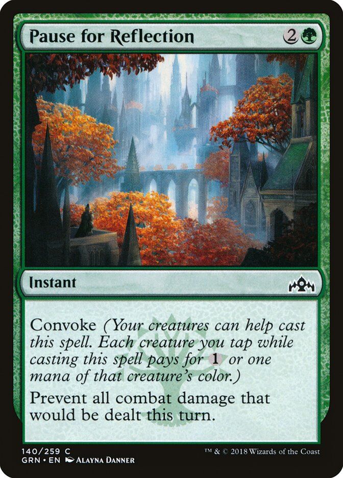 Guilds of Ravnica #140 Pause for Reflection