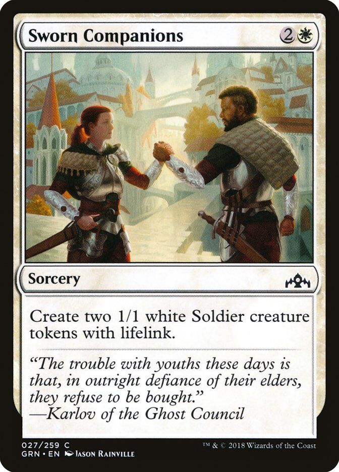 Guilds of Ravnica #27 Sworn Companions