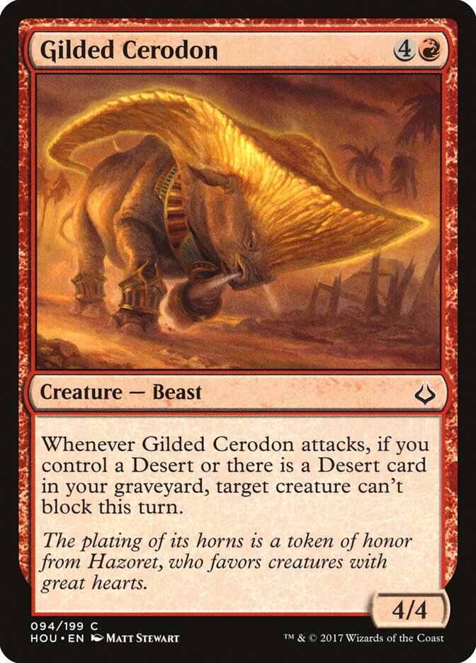 Hour of Devastation #94 Gilded Cerodon