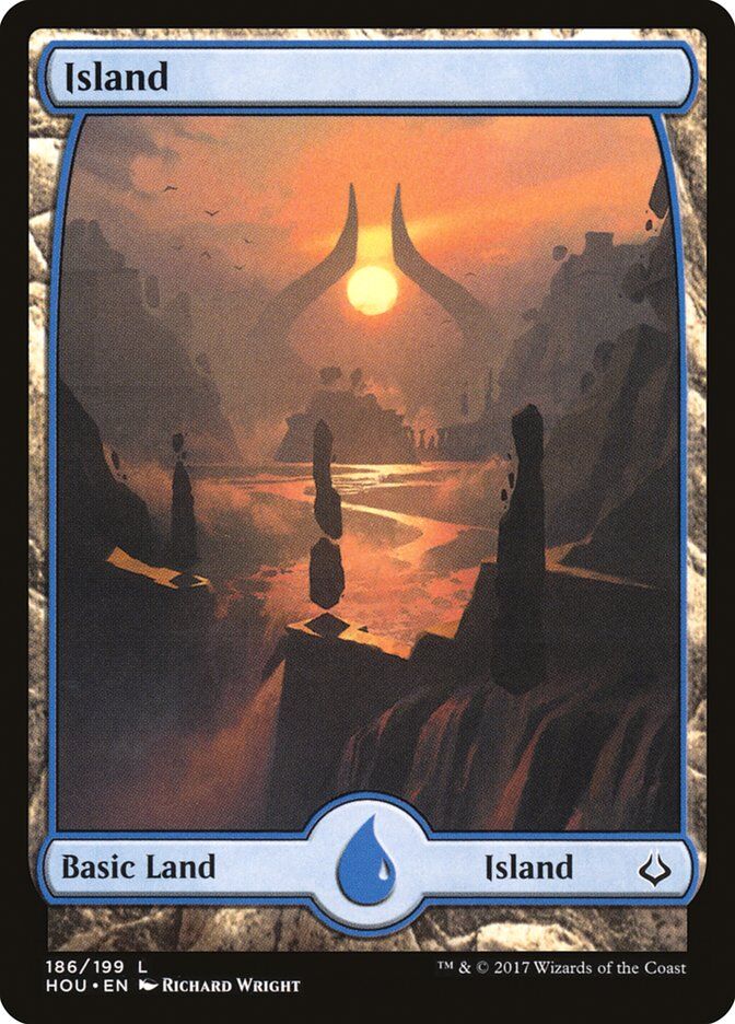Hour of Devastation #186 Island (186)
