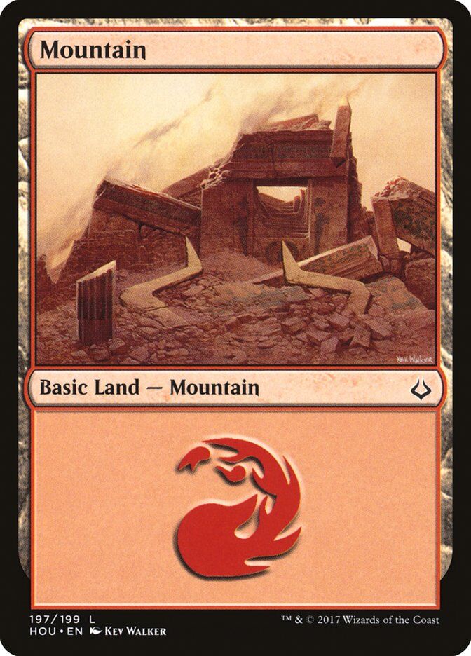 Hour of Devastation #197 Mountain (197)