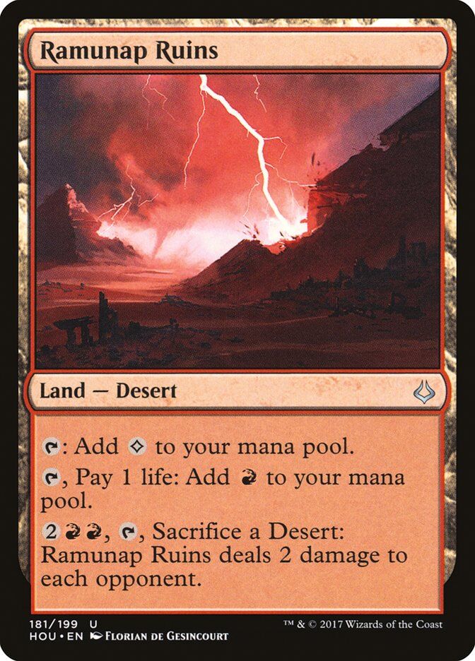Hour of Devastation #181 Ramunap Ruins