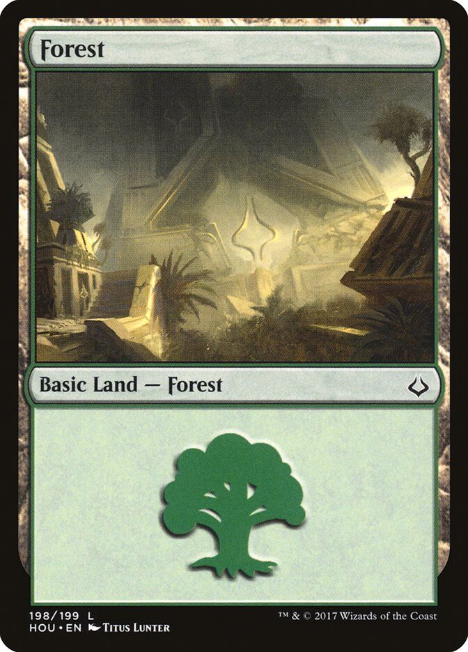 Hour of Devastation #198 Forest (198)