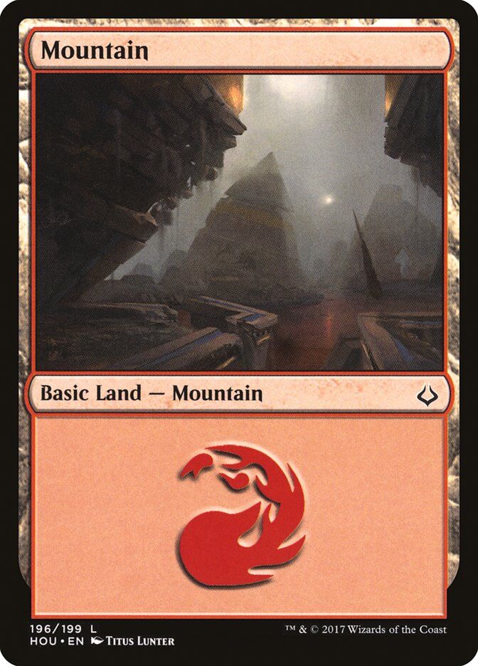 Hour of Devastation #196 Mountain (196)