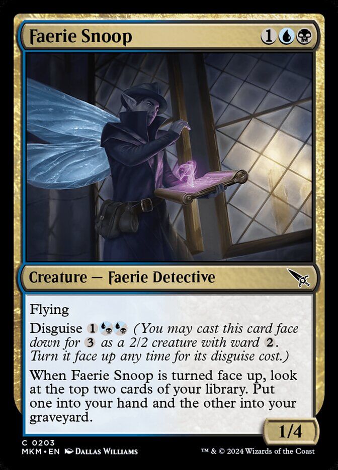Murders at Karlov Manor #203 Faerie Snoop