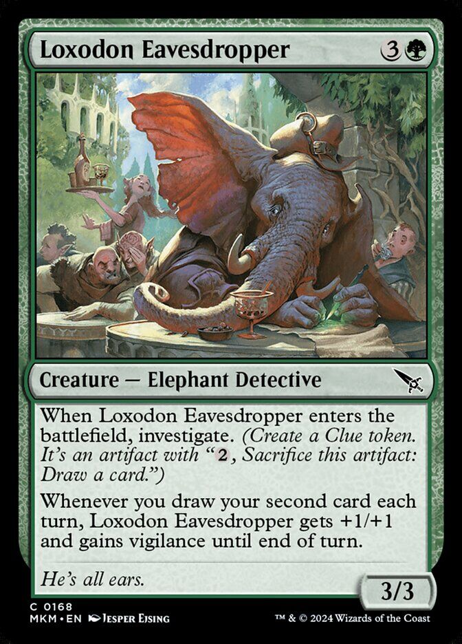 Murders at Karlov Manor #168 Loxodon Eavesdropper
