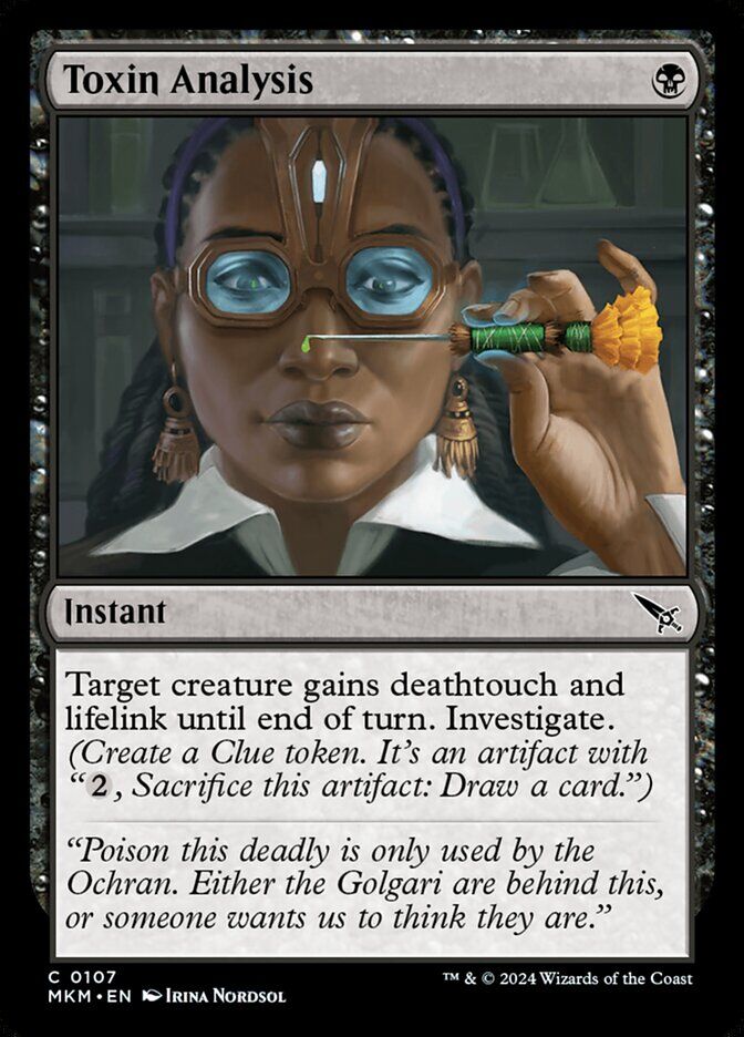 Murders at Karlov Manor #107 Toxin Analysis