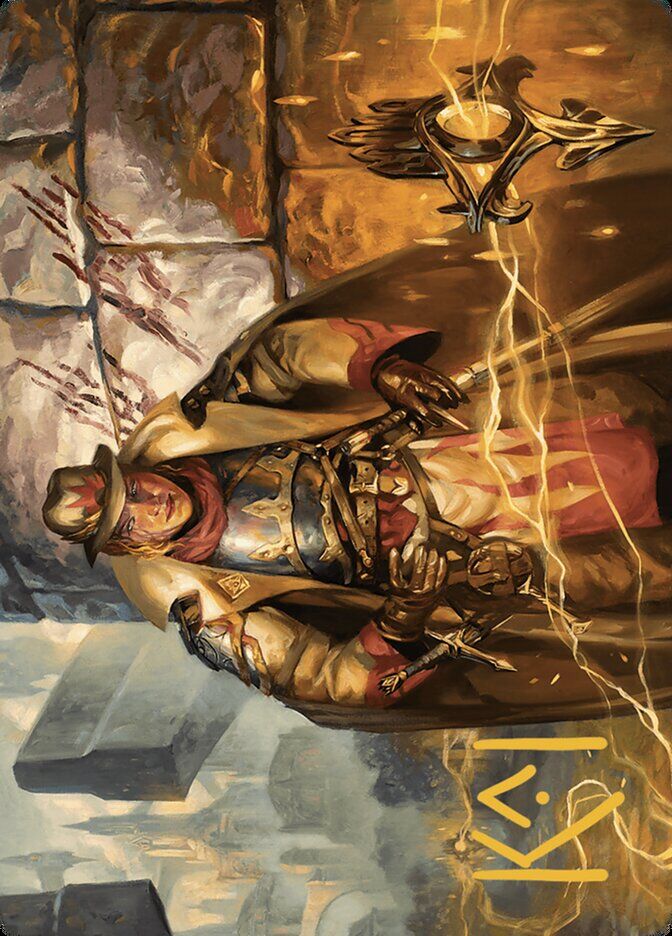 Art Series: Murders at Karlov Manor #4 Tenth District Hero Art Card (Gold-Stamped Signature)