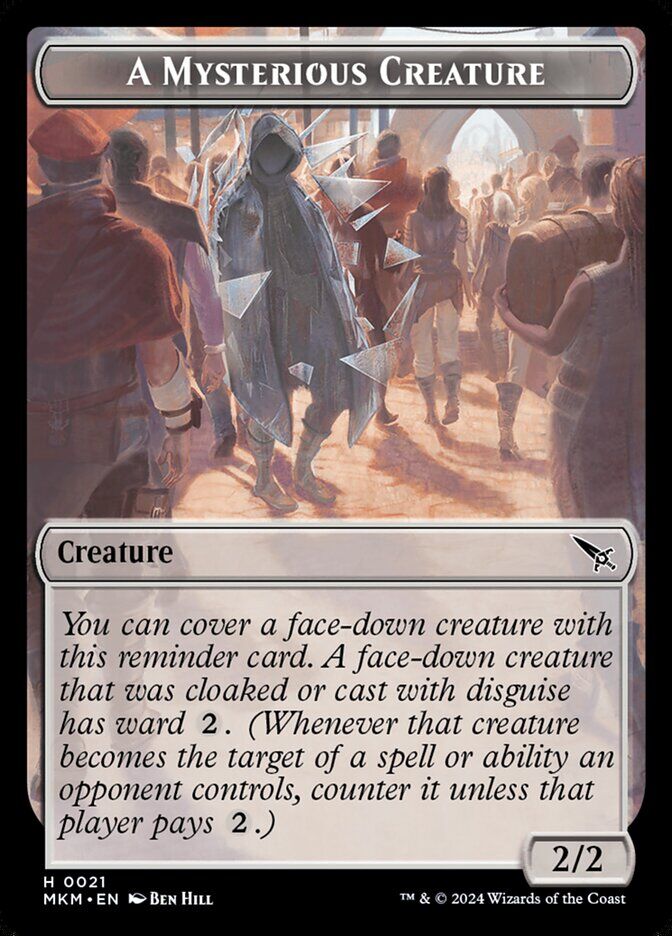 Murders at Karlov Manor #21 A Mysterious Creature Token