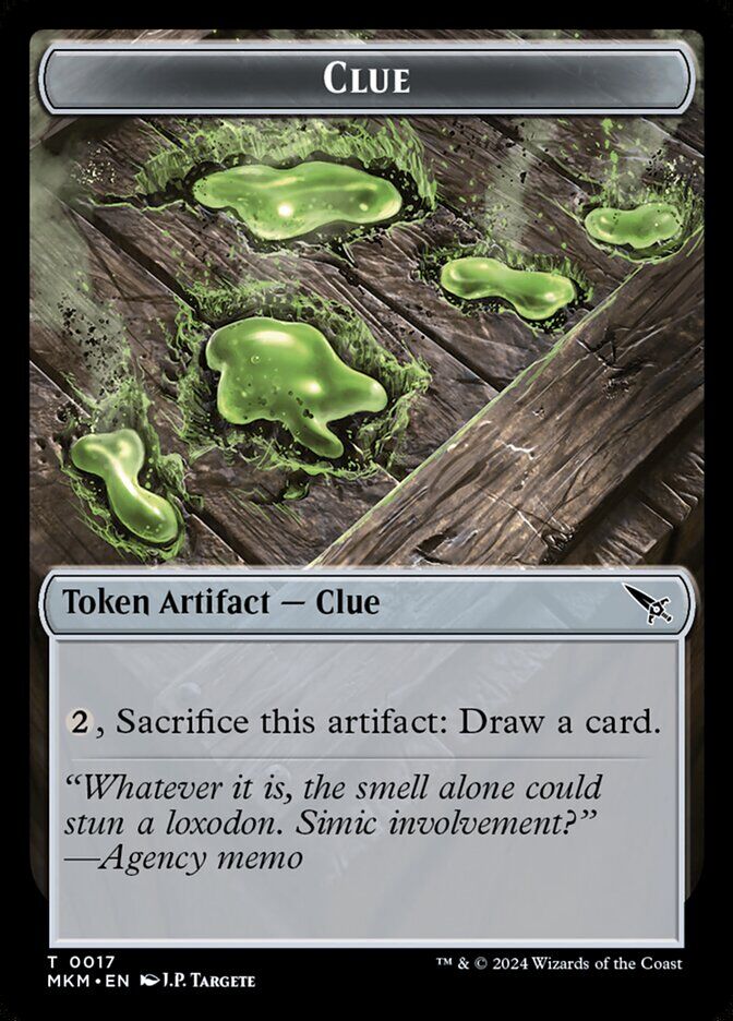 Murders at Karlov Manor #17 // 44 Clue (0017) // A 0044 Double-Sided Token