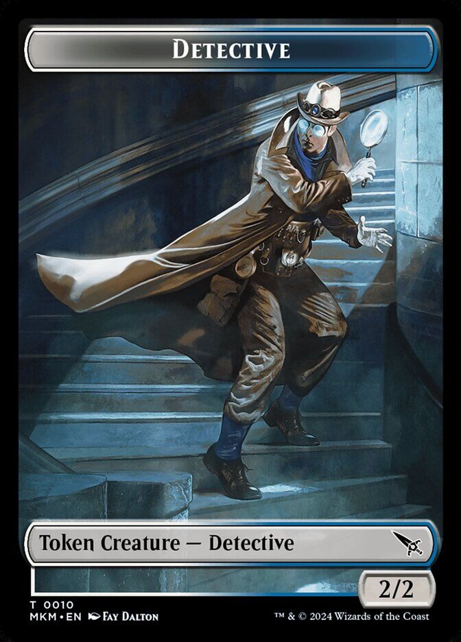 Murders at Karlov Manor #10 // 8 Detective // Ooze Double-Sided Token