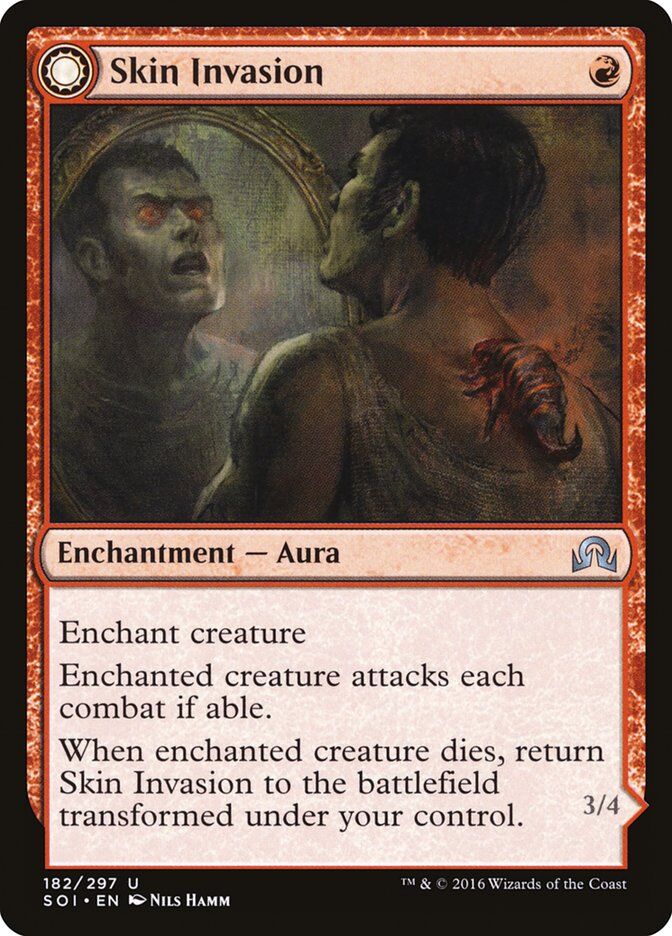 Shadows over Innistrad #182 Skin Invasion