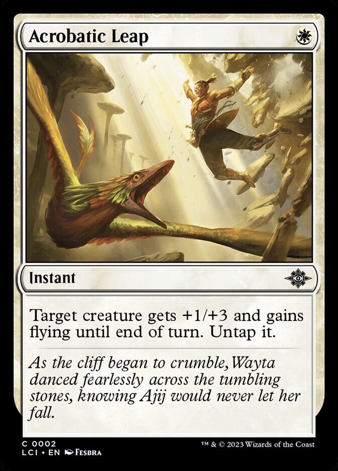 The Lost Caverns of Ixalan #2 Acrobatic Leap