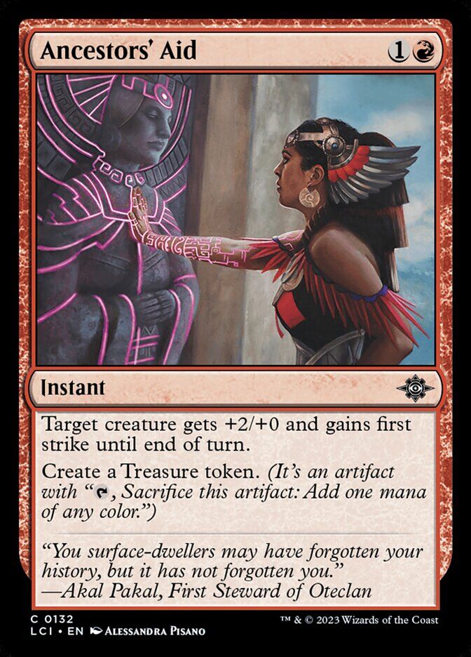 The Lost Caverns of Ixalan #132 Ancestors' Aid